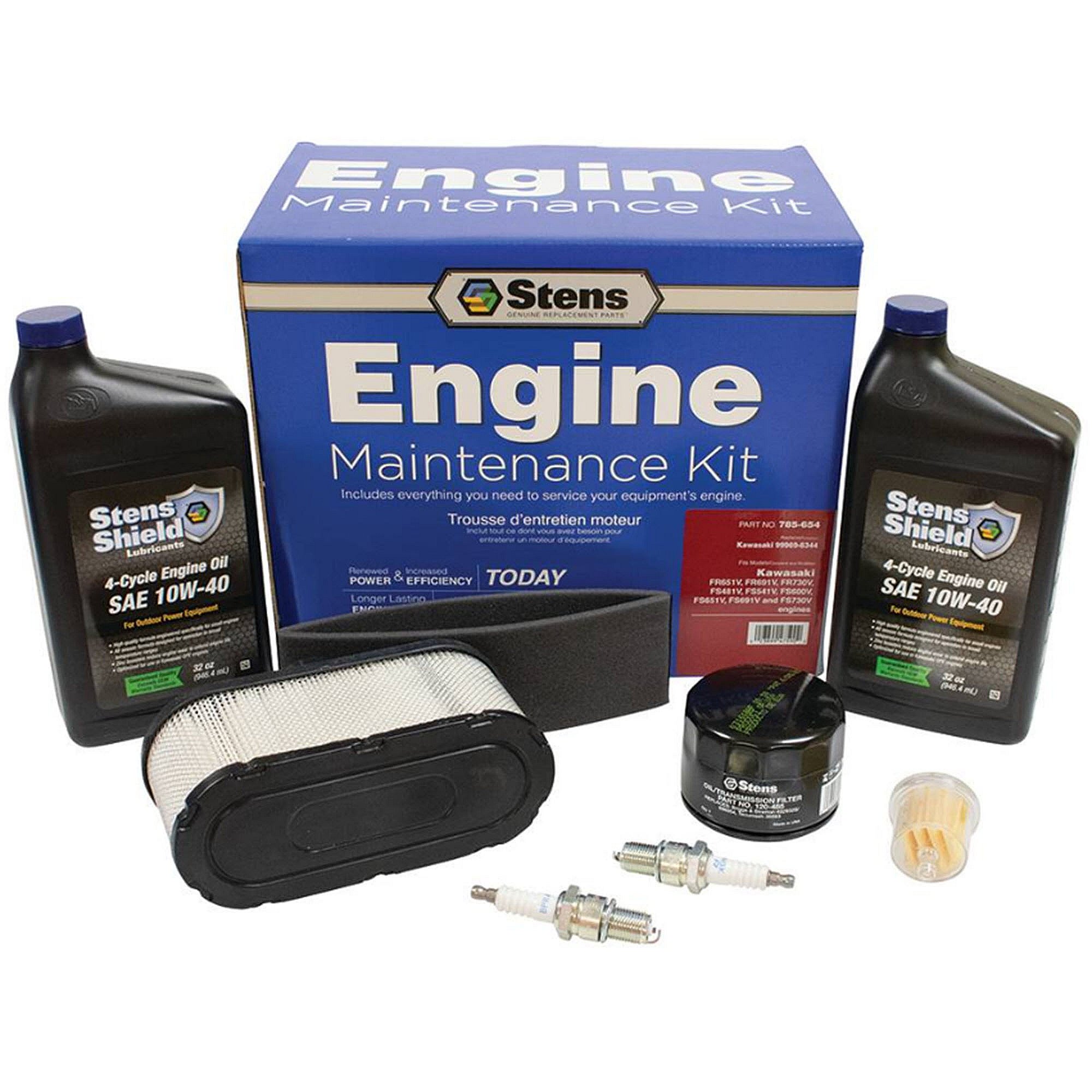 Stens Engine Maintenance Kit, Kawasaki 99969-6543, Qty-1 (same As 999696189a, 999696189b, 999696344, 999696372, 999696425, 999696543) 785-654