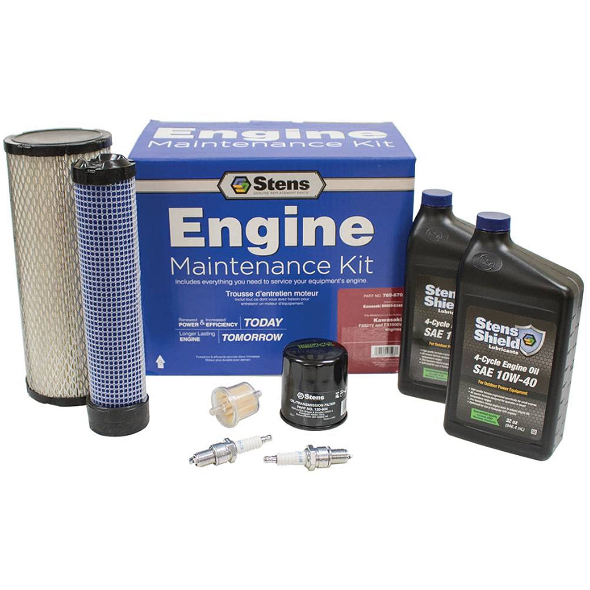 Stens Engine Maintenance Kit, Kawasaki 99969-6529, Qty-1 (same As 999696264, 999696348, 999696376, 999696411, 999696529) 785-670
