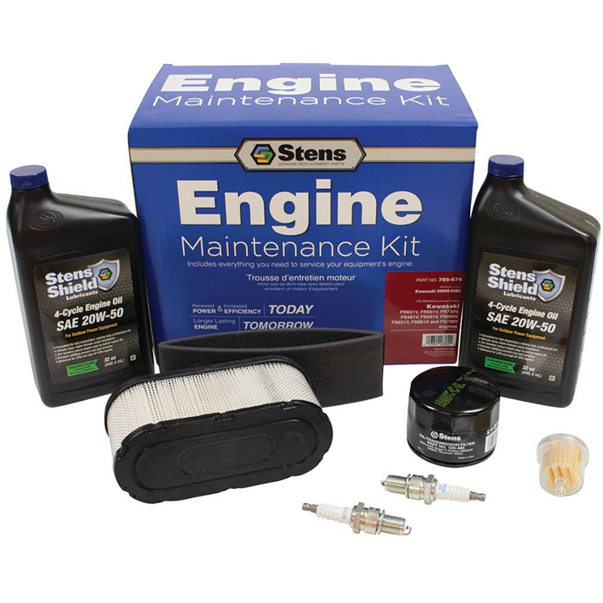Stens Engine Maintenance Kit, Kawasaki 99969-6544, Qty-1 (same As 110130752, 999696426, 999696544, 999990384, Km110137047) 785-674