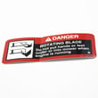 Label for Sabre 1538 - Part M118610