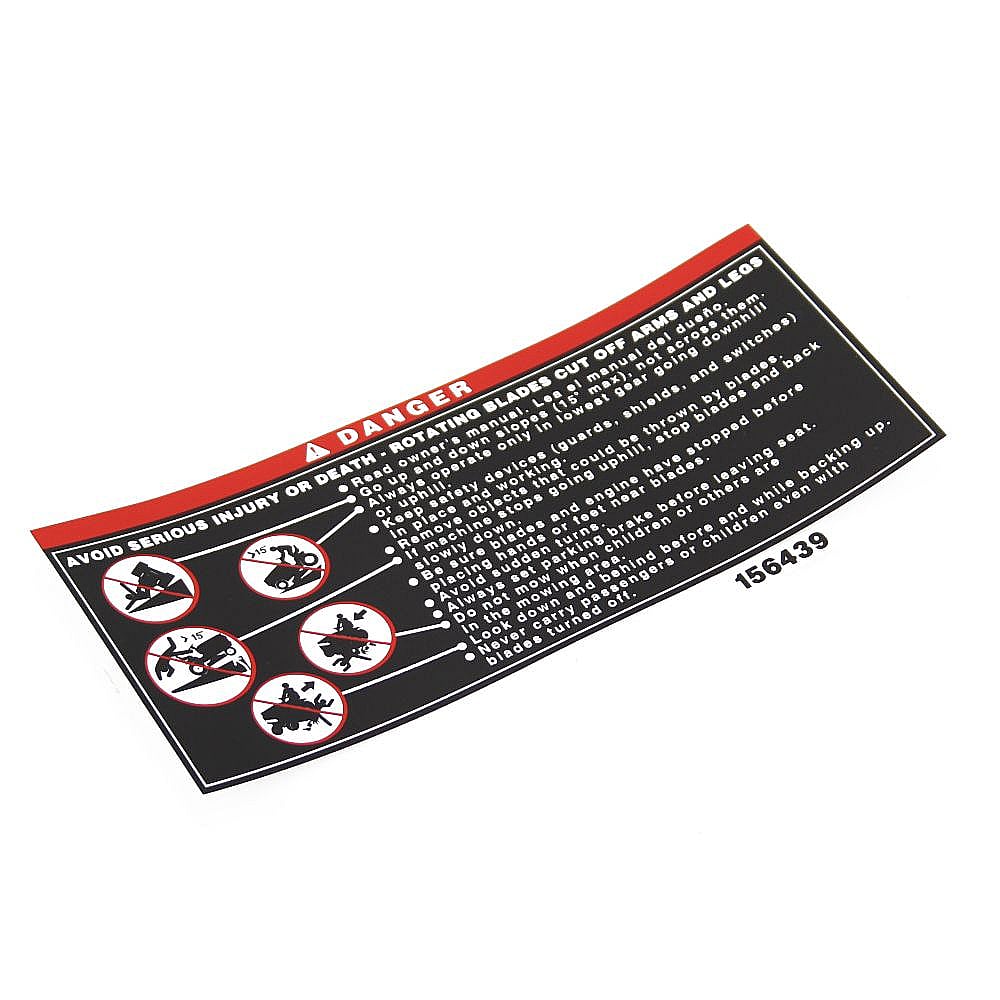 Part #582985601, Decal-Fender, dang