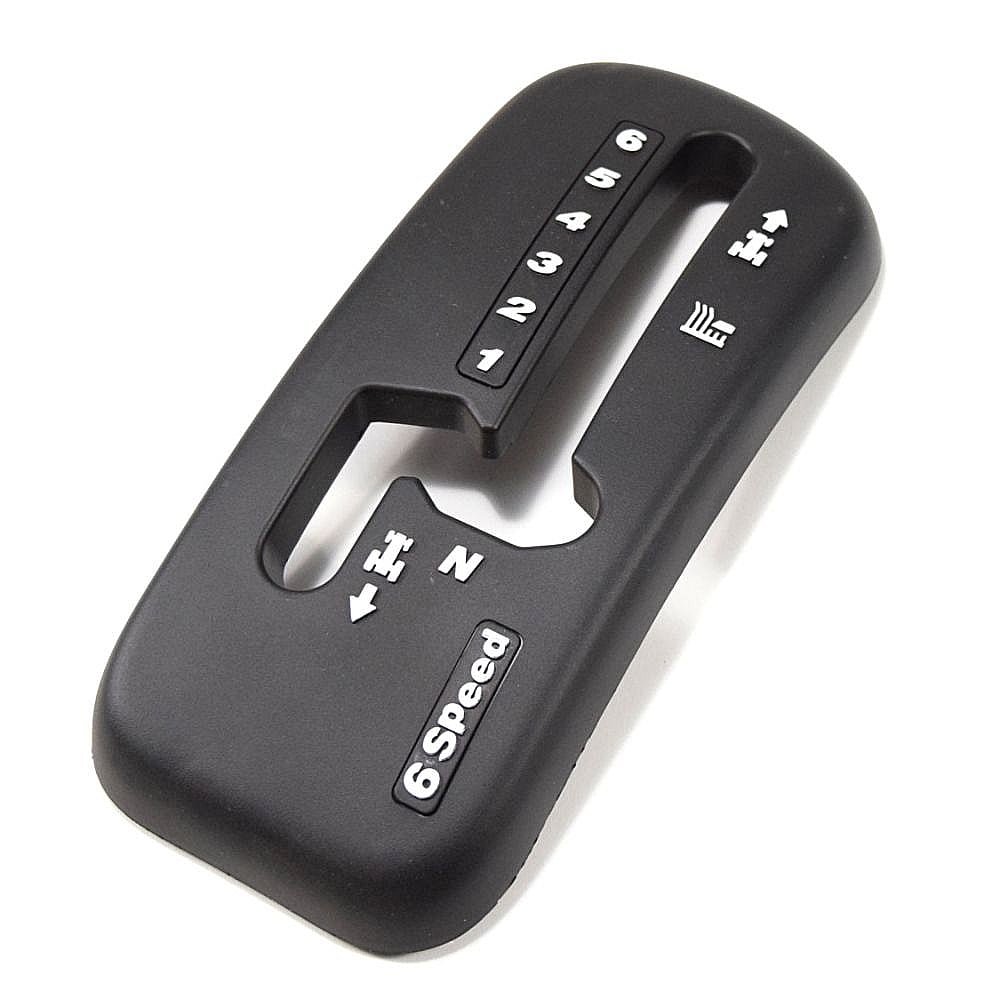 Part #532411290, Lawn Tractor Shift Lever Console Insert (Replaces 193225X428, 193225X498) / 10.20 x 4.00 x 1.00