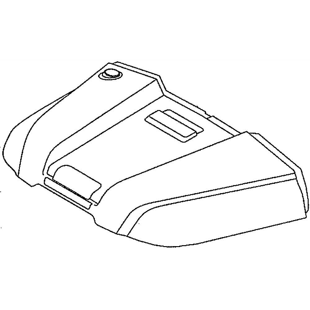 Lawn Tractor Bagger Attachment Container Cover 417628X428 parts Sears