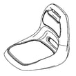 Lawn Tractor Seat for Weed Eater 28600 - Part 428243