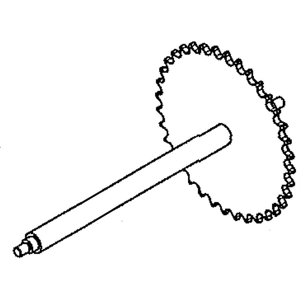 Snowblower Reduction Shaft and Sprocket