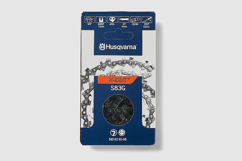 Part #529475068, 18-Inch Chain S83G 3/8 050 68Dl Cs (529475068) - Chainsaw Cutting Chain