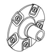 Lawn Tractor Wheel Hub Kit for Craftsman 917253260 - Part 531149201