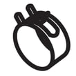 Wizard Lawn Tractor Fuel Line Clamp 532123487