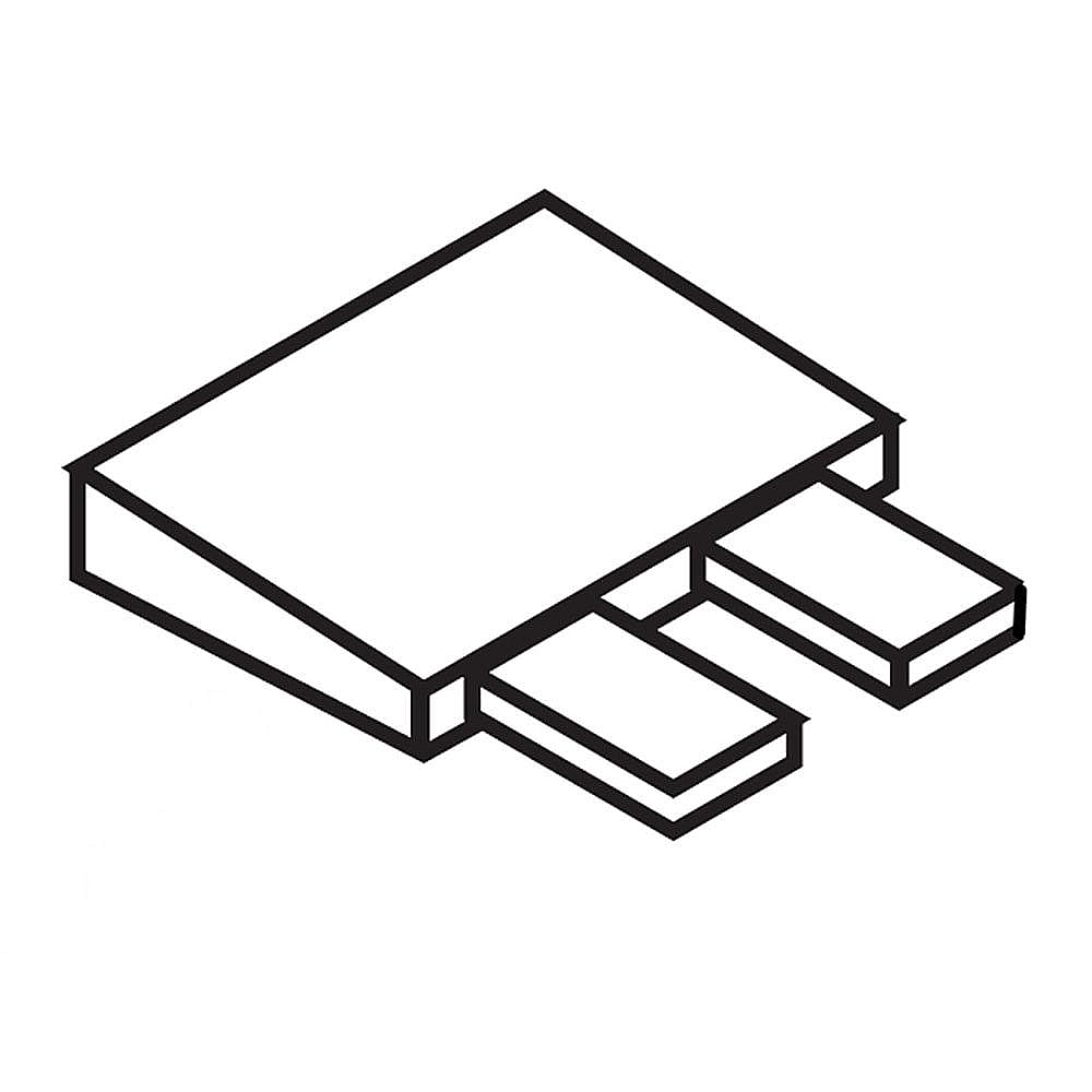 Part #532175158, Lawn Tractor Fuse, 20-Amp (Replaces Std391020) / 0.70 x 0.10 x 0.70