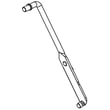 Husqvarna Snowblower Speed Control Rod, Upper for Poulan 96192003702 - Part 532180445
