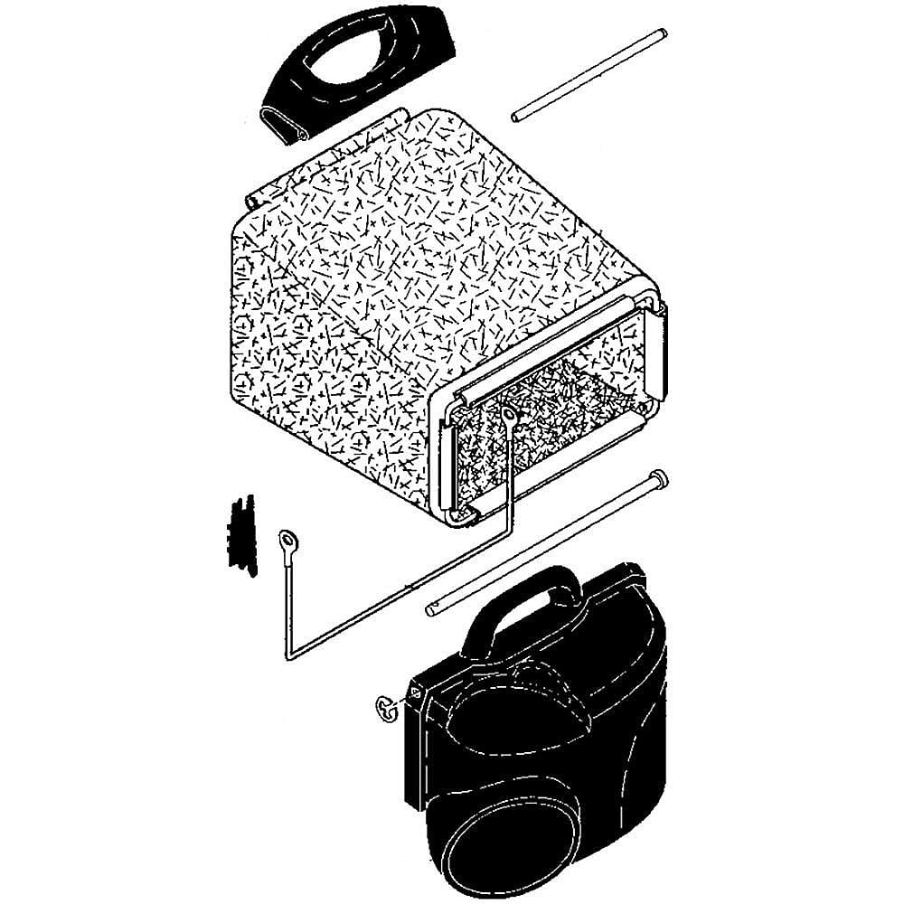 Lawn Mower Grass Bag Assembly