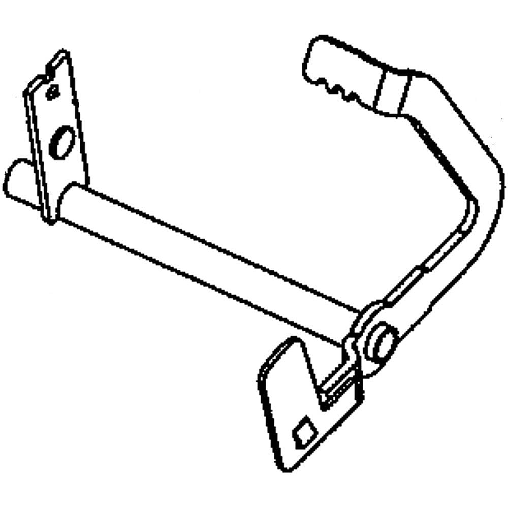 Part #532400980, Lawn Tractor Foot Pedal Rocker (Replaces 400980)