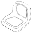 Lawn Tractor Seat for Poulan 96042016701 - Part 532406625