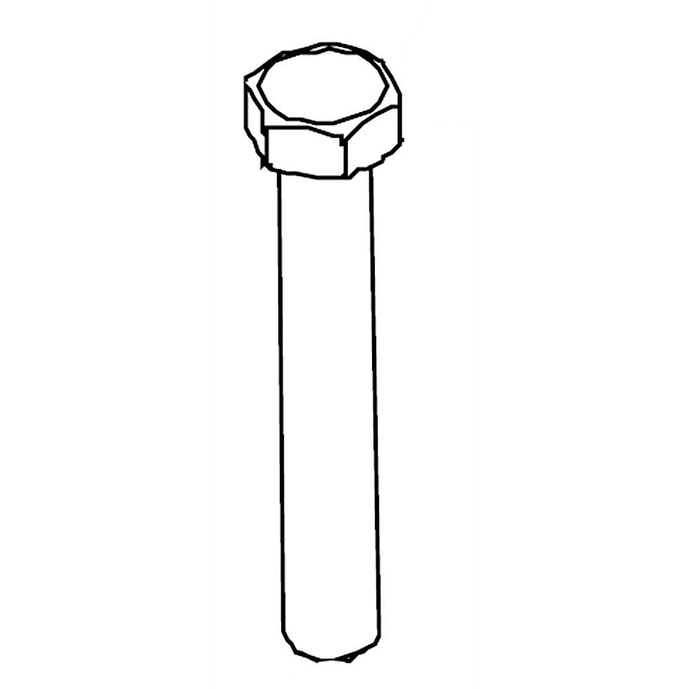 Husqvarna Part #539102612, Screw 3/8C X 2 3/4 Hex Cap | 1.00 x 1.00 x 1.00
