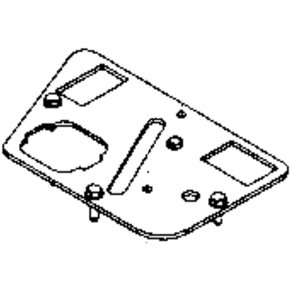 Part #539112735, Craftsman Console Plate