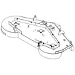 Deck.fab.w/decals.61.ez.orang for Husqvarna MZ5225ZT-966690501 - Part 539132747