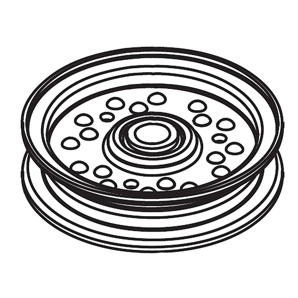 Part #596739801, Lawn Mower Transmission Idler Pulley