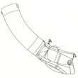 Lawn Tractor Bagger Attachment Lower Chute for Husqvarna 966612301 - Part 573975801