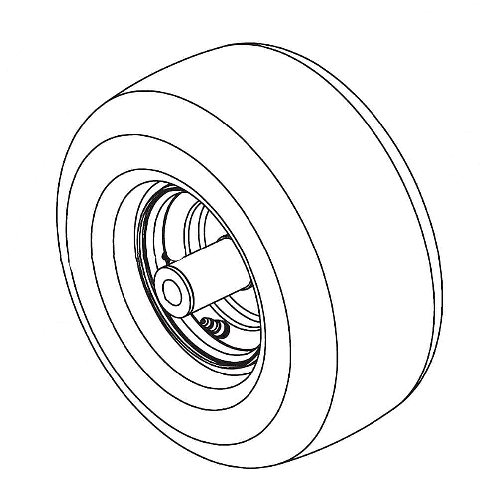 Part #576588602, Lawn Tractor Caster Wheel (Replaces 576588601, 592897201)