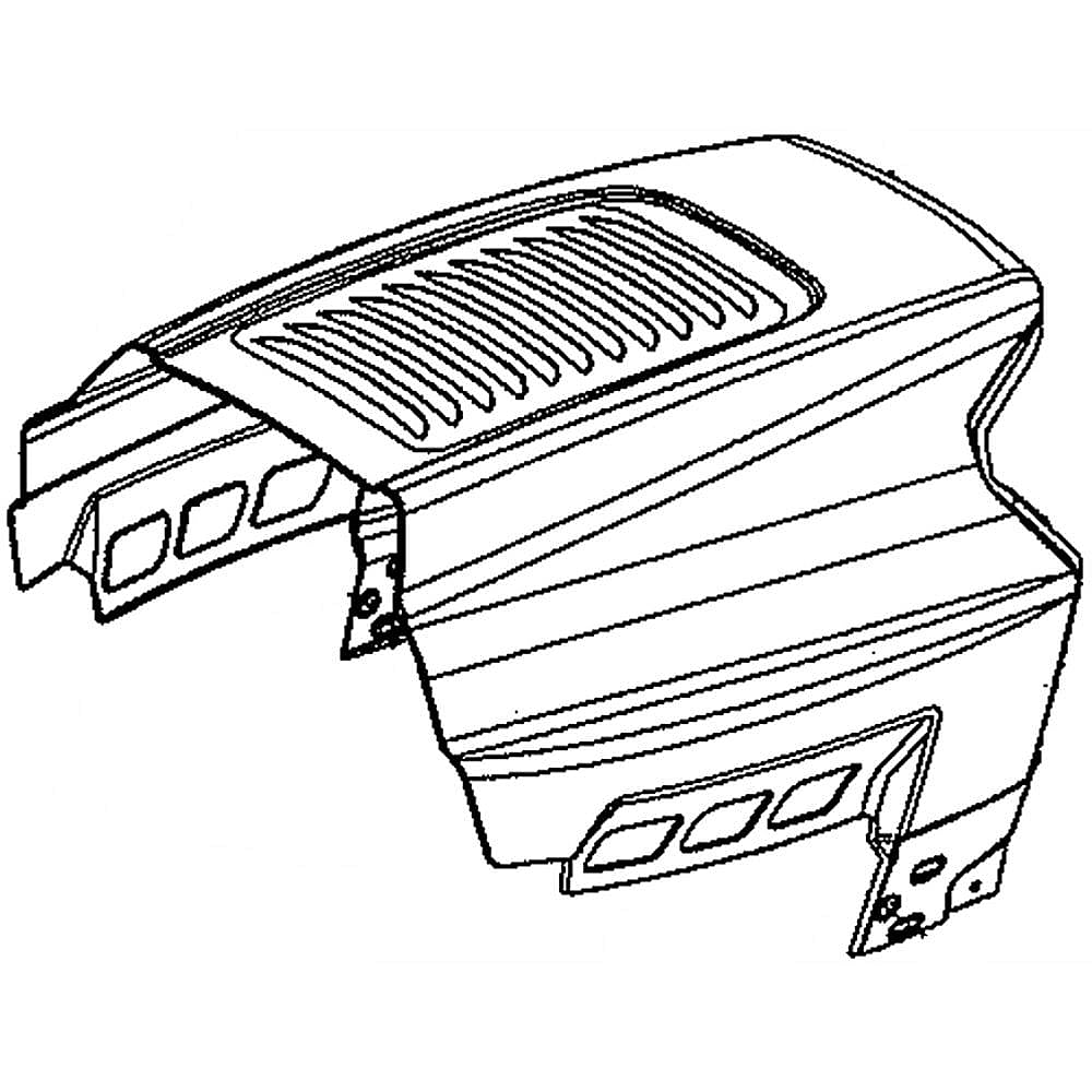 Part #580354409, Lawn Tractor Hood