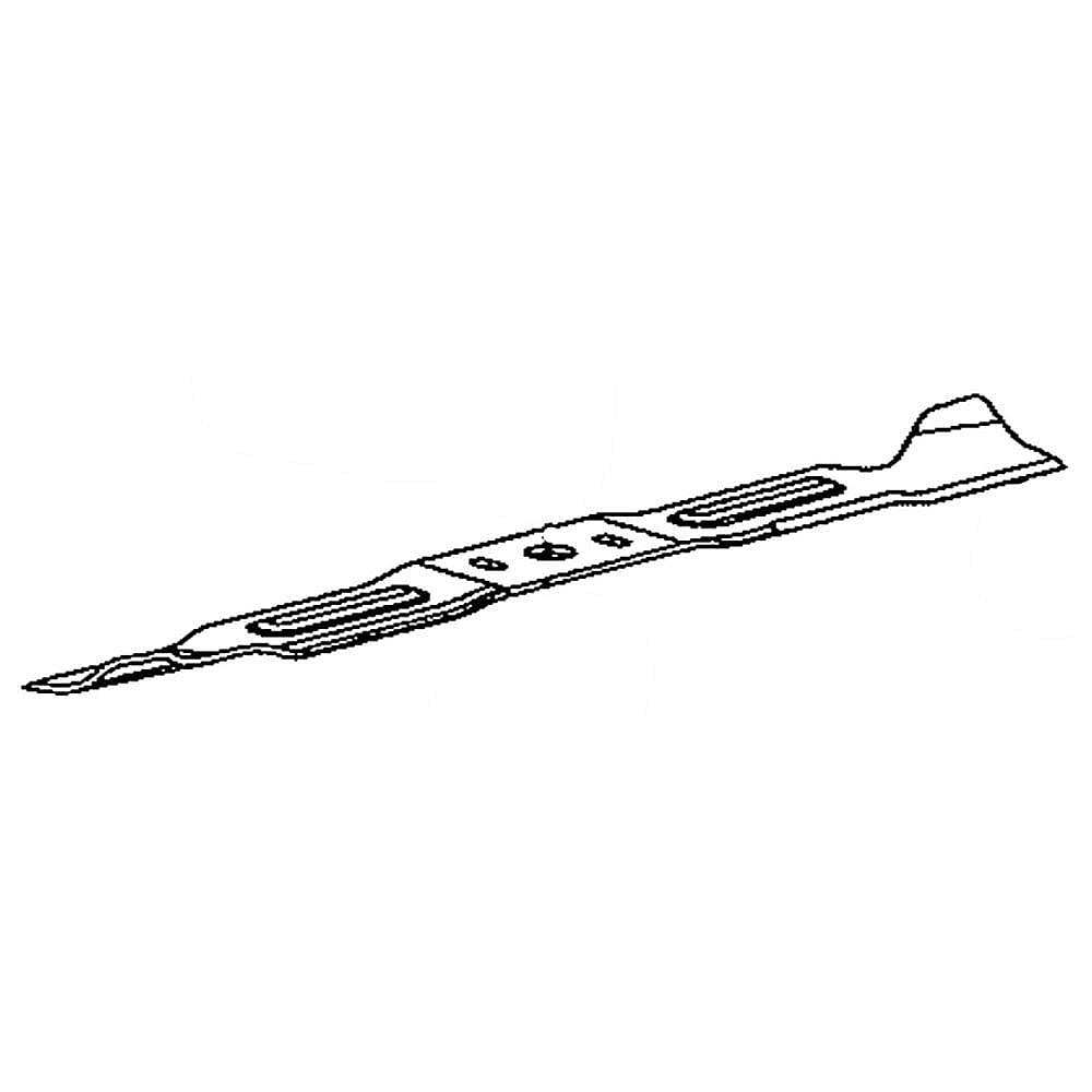 Part #581107902, Lawn Tractor 48-In Deck Bagging Blade / 1.00 x 2.00 x 16.50