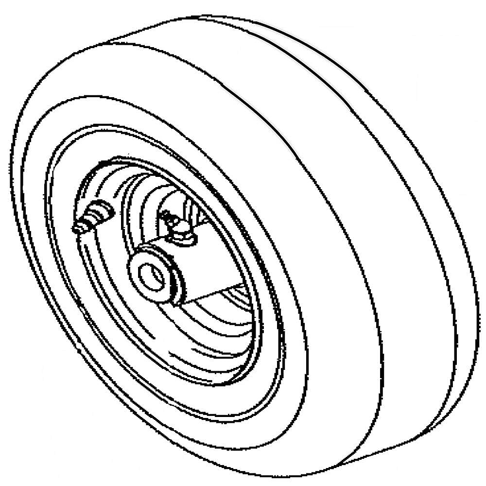 Lawn Tractor Caster Wheel