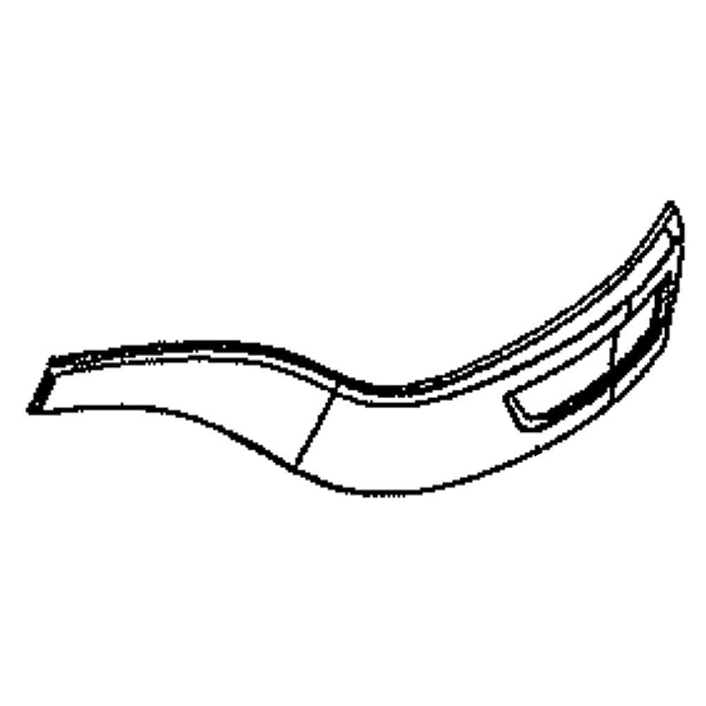 Part #583559201, Lawn Tractor Hood Trim, Left