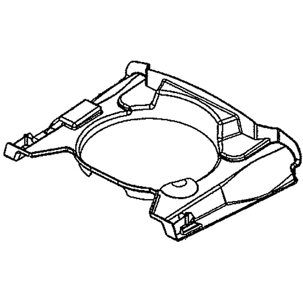 Part #584862901, Lawn Tractor Hood Heat Duct