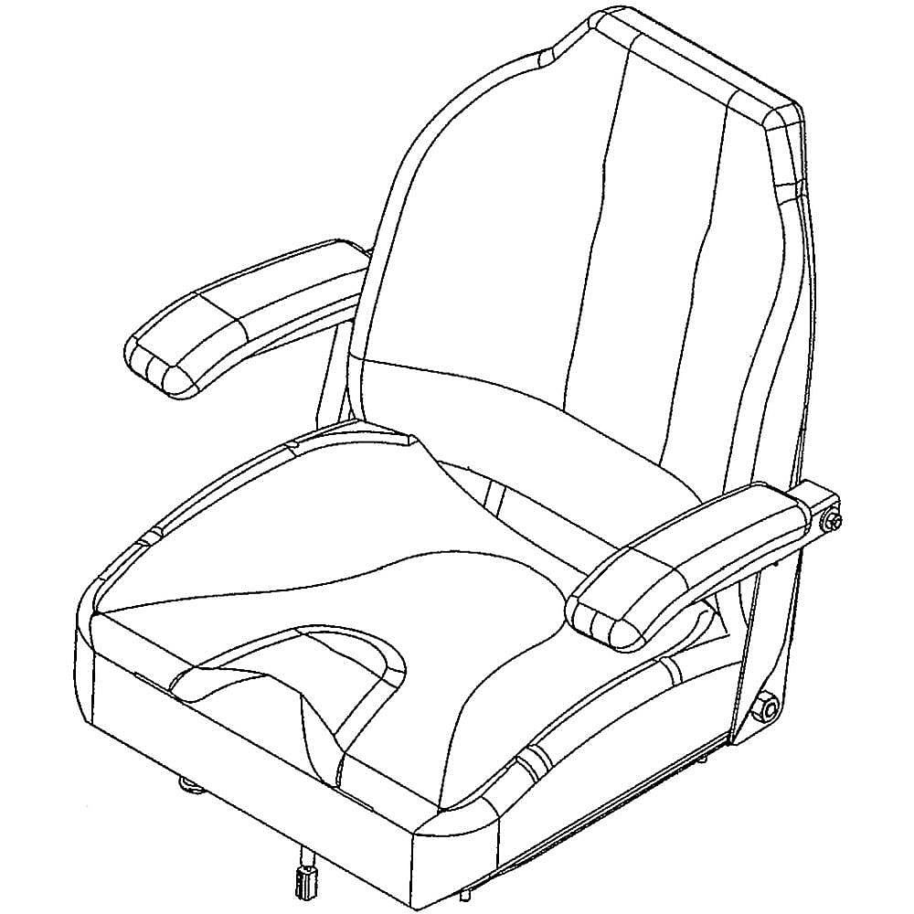 Part #586188401, Seat.ztr.mz.craftsman