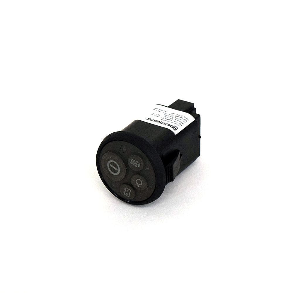Part #586590708, Husqvarna Lawn Tractor Ignition Switch (Replaces 586836701) / 4.11 x 2.62 x 2.47