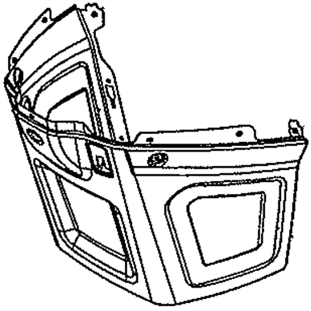 Part #586738602, Lawn Tractor Lower Dash