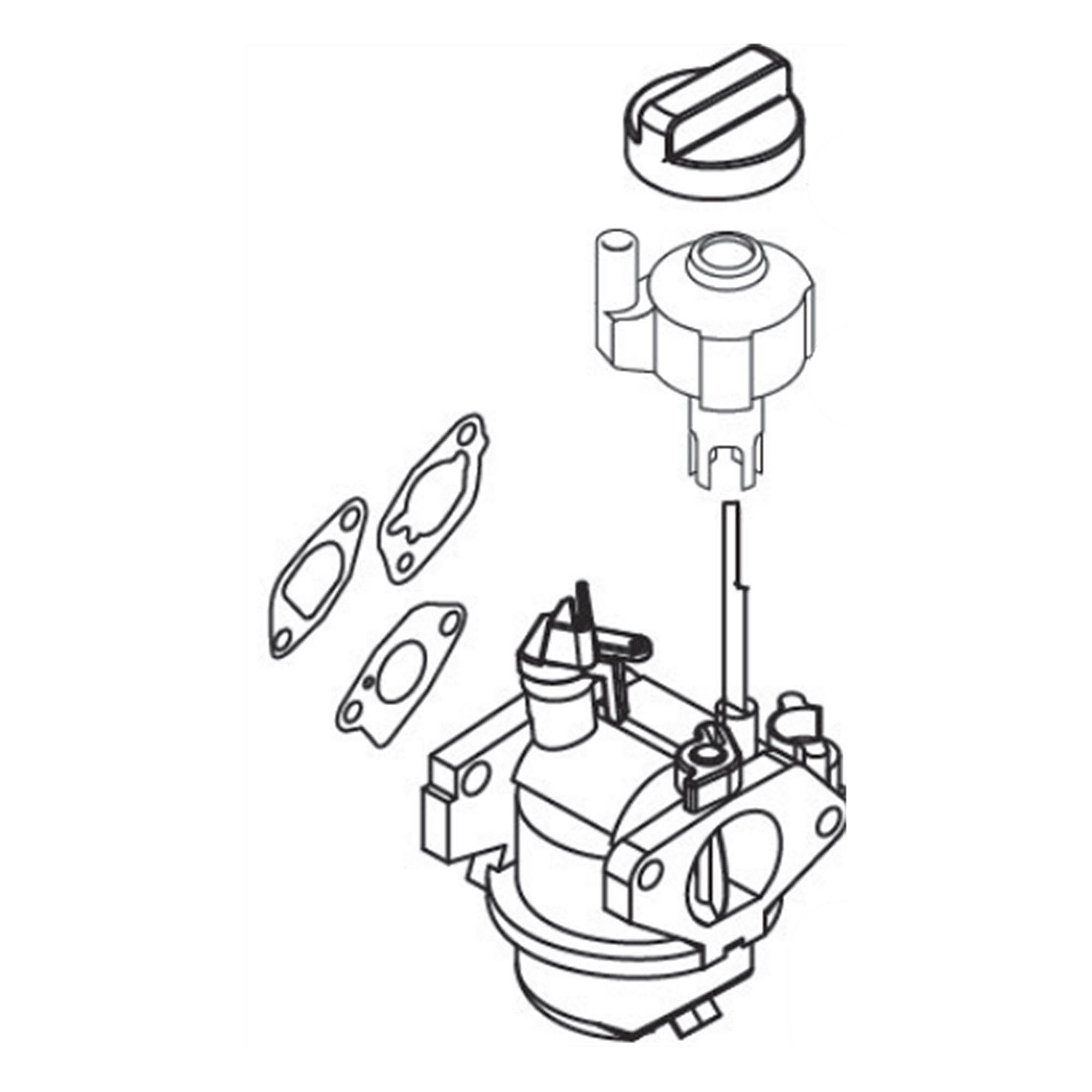 Part #587124601, Lct Snowblower Carburetor
