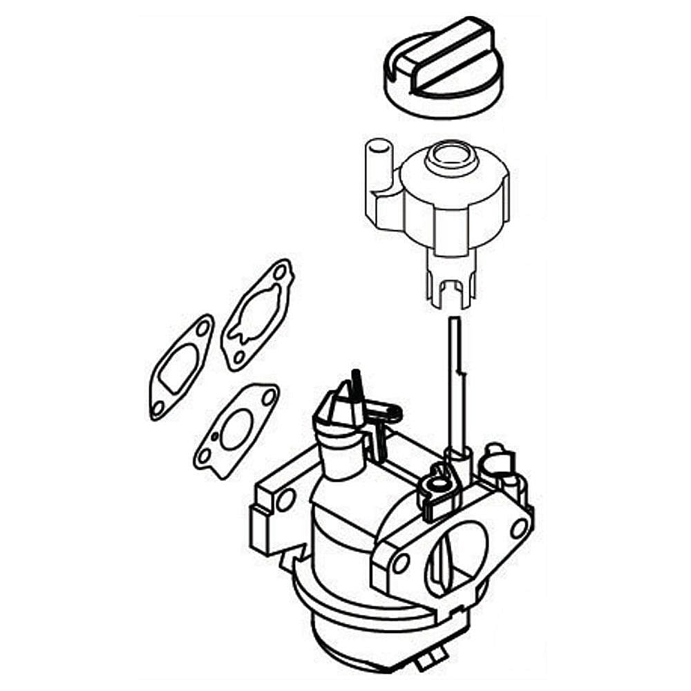 Part #587147901, Snowblower Carburetor
