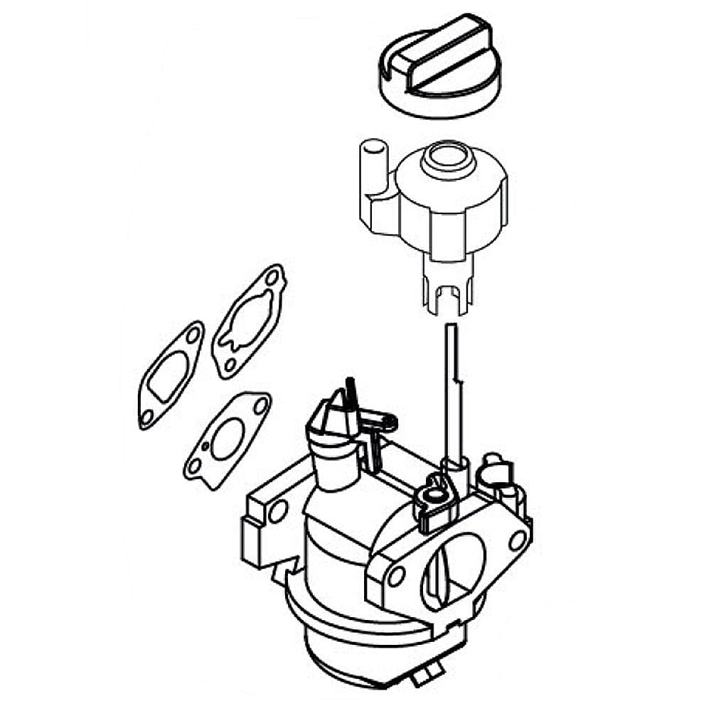 Part #587154101, Snowblower Carburetor