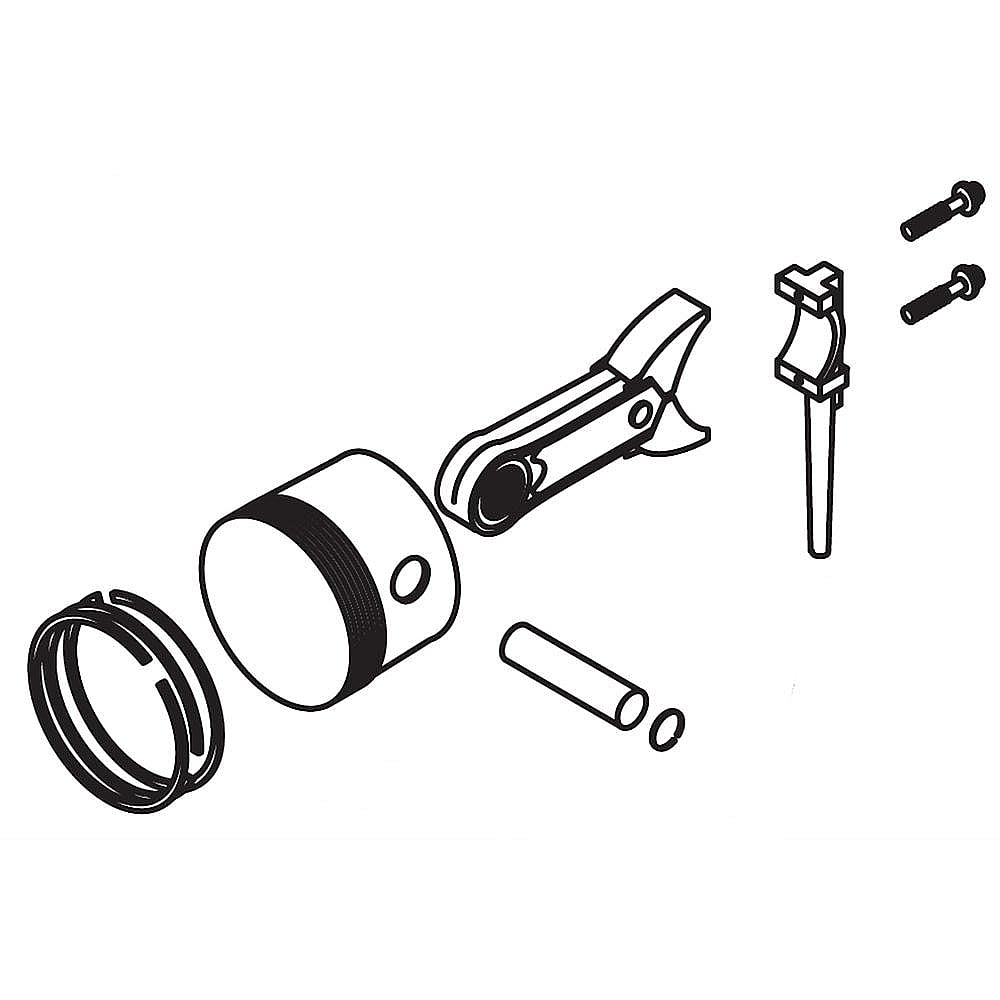 Part #587177101, Snowblower Piston Rod