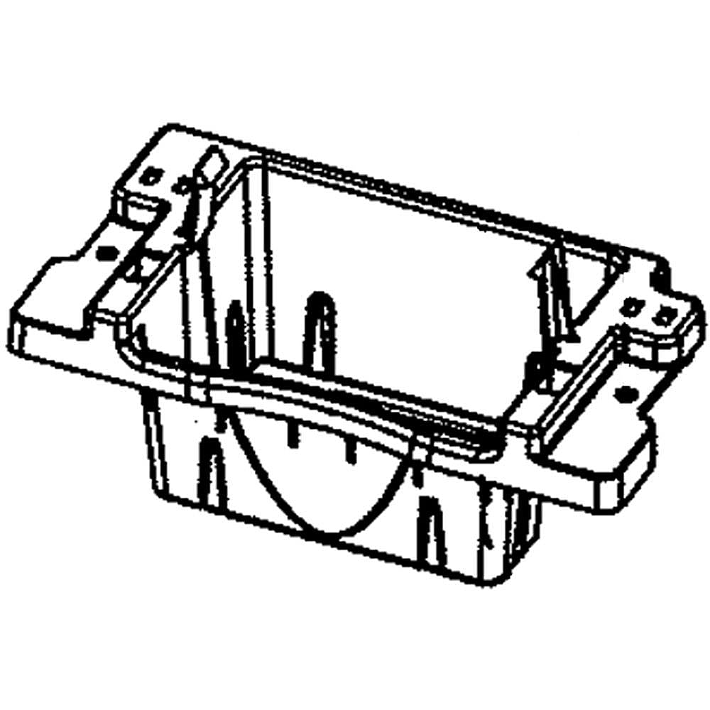 Part #587205101, Lawn Tractor Battery Box