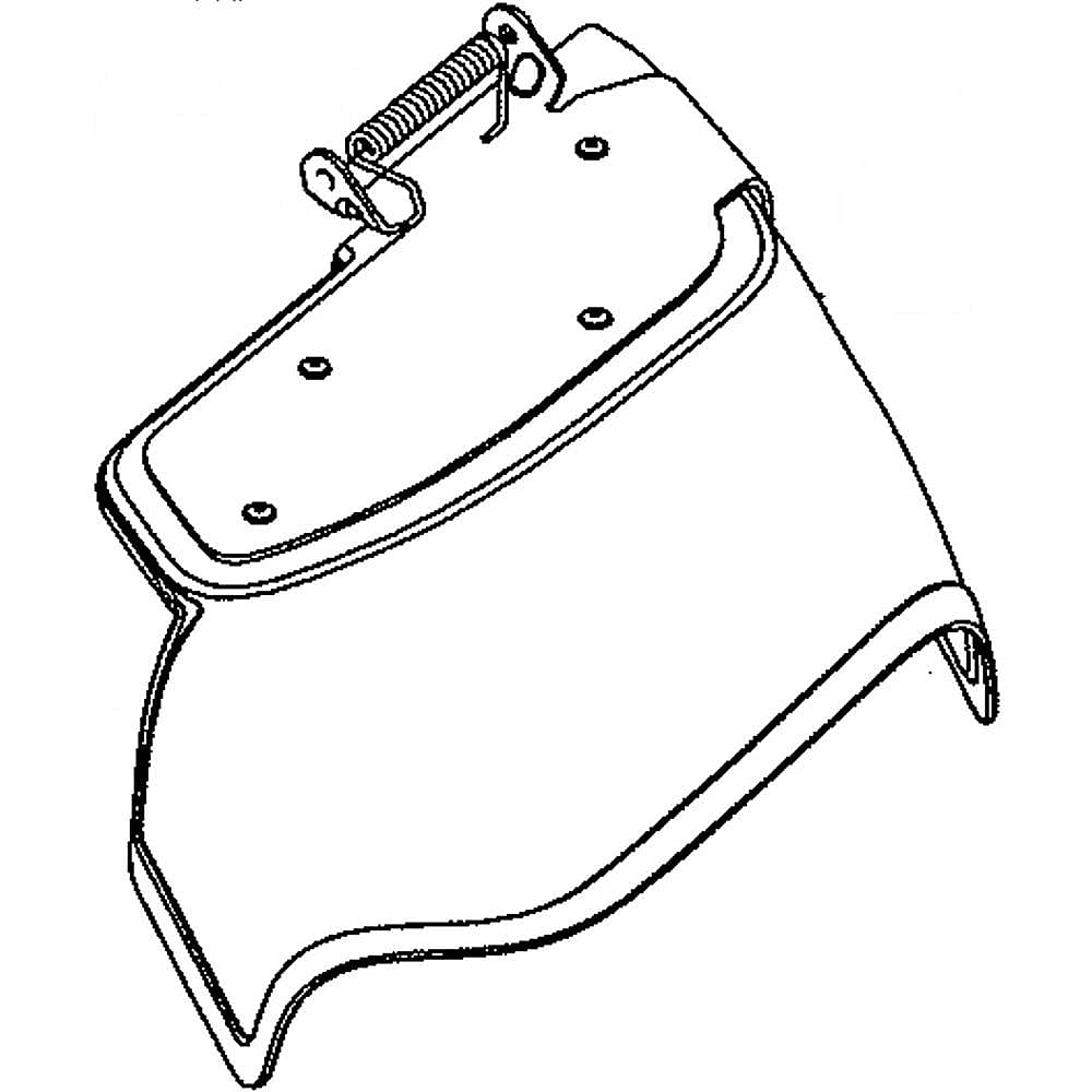 Part #587305701, Lawn Tractor Deflector Shield (Replaces 587045201)