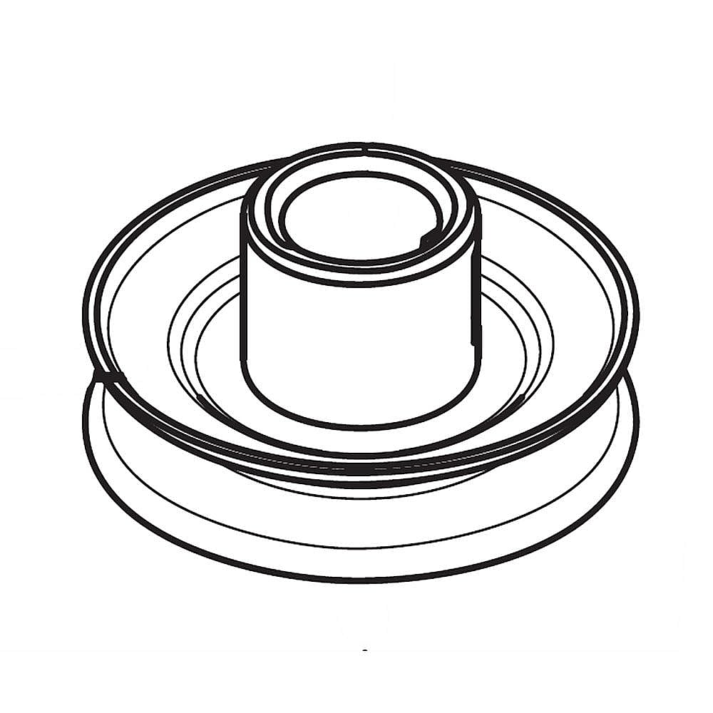Part #587537401, Lawn Tractor Engine Pulley