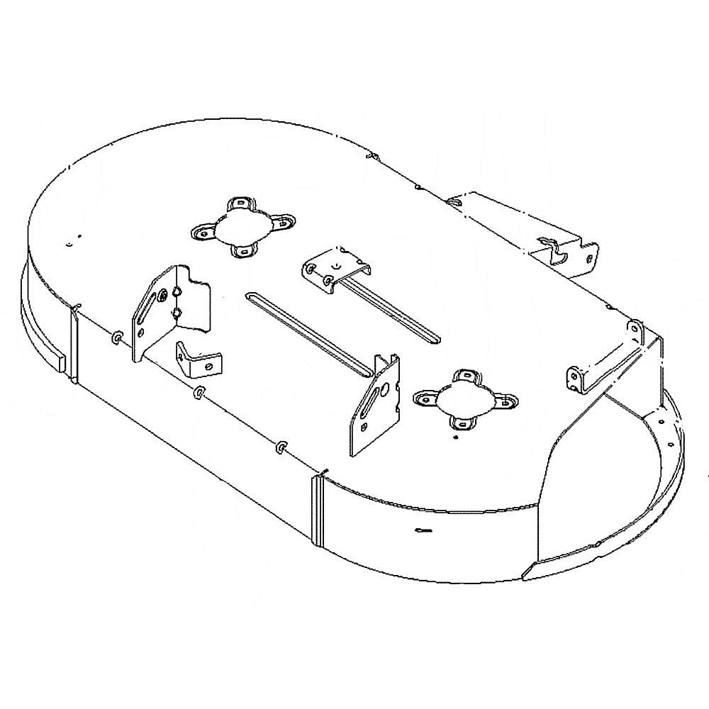Part #587939001, Lawn Tractor 42-In Deck Assembly