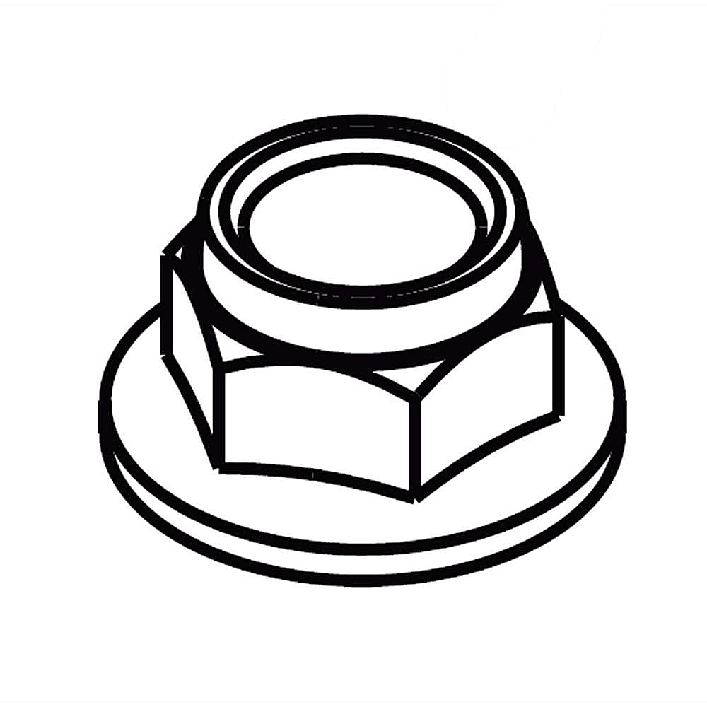 Part #588252901, Craftsman Hex Flange Nut