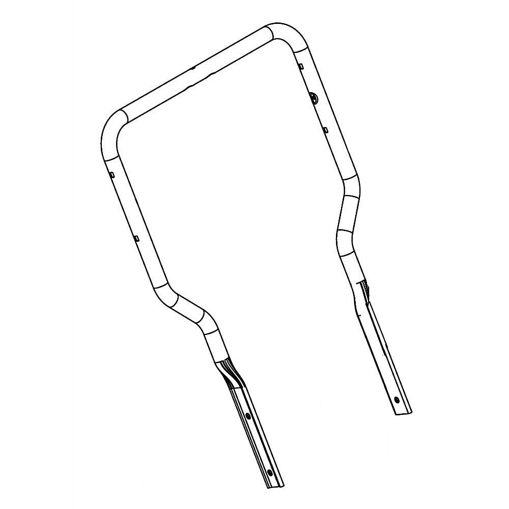 Part #588672103, Snowblower Handle, Lower