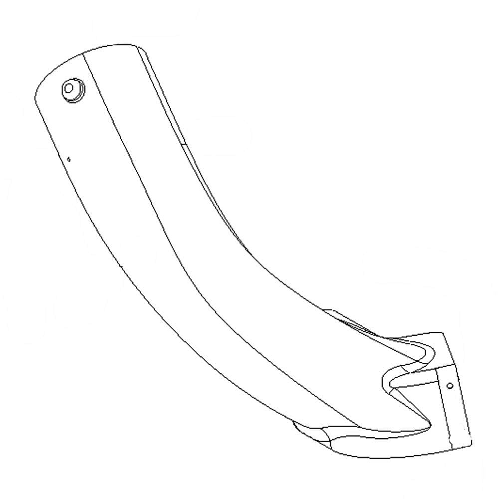 Part #588813701, Lawn Tractor Bagger Attachment Chute