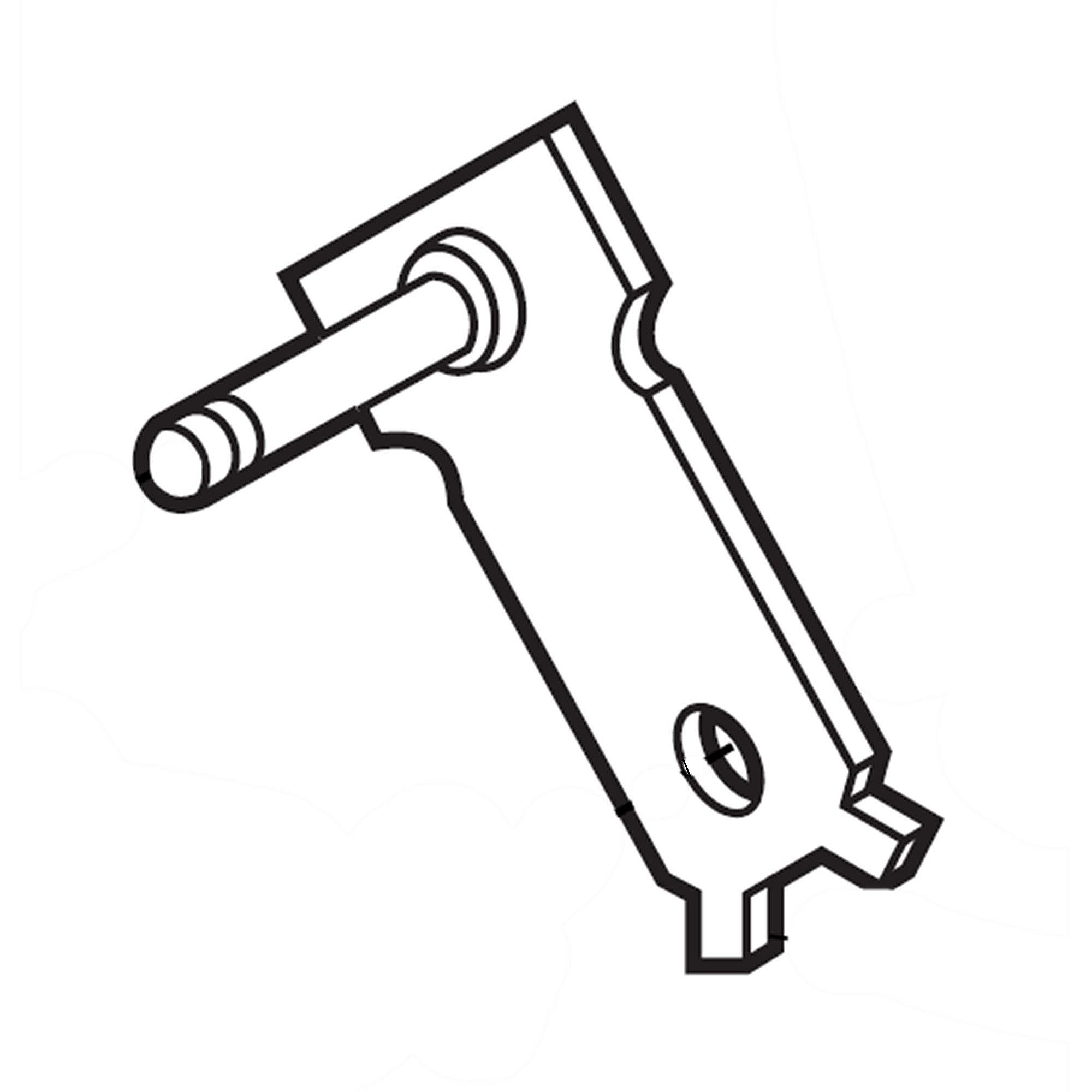 Part #588912602, Axle Arm Assembly