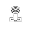 Lawn Mower Blade Adapter for Husqvarna 96145003500 - Part 590044201