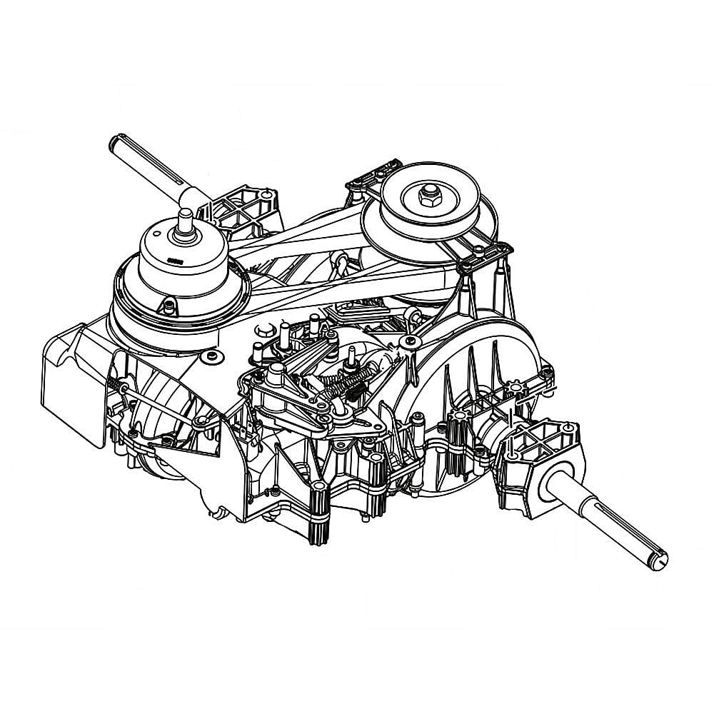 Part #590277701, Lawn Tractor Transaxle (Replaces 582491201)