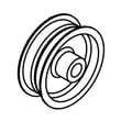 Tiller Engine Pulley (replaces 532130812)
