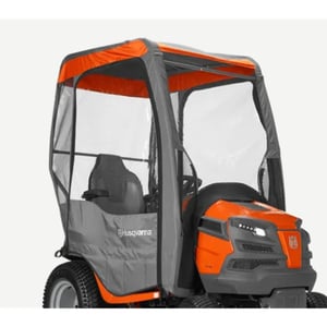 Husqvarna lawn best sale tractor snow cab