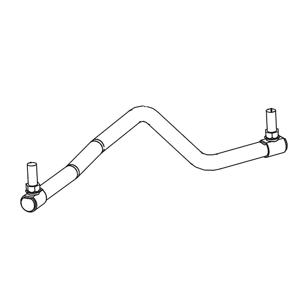 Part #597070101, Lawn Tractor Drag Link (Replaces 581926301) / 3.25 x 2.63 x 15.75