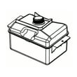 Husqvarna Lawn Tractor Fuel Tank Assembly for Craftsman 917288516 - Part 597954504