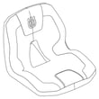 Seat Cover, for Husqvarna 96043032900 - Part 597959401